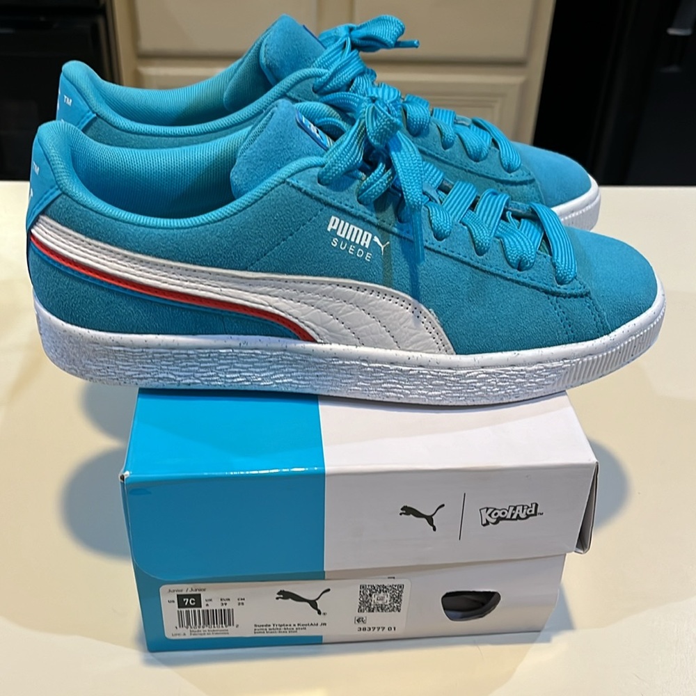New in box - Big Kids Puma Suede Triple X KoolAid Jr. Size 7
